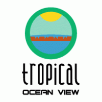 Tropical Ocean View logo vector logo