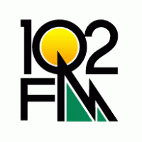 102 FM logo vector logo
