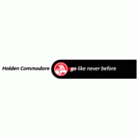 Holden Commodore Go flike never before logo vector logo
