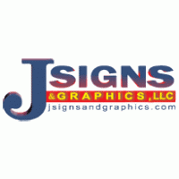 J Signs and Graphics logo vector logo