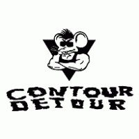 Contour Detour logo vector logo