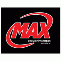 max recubrimientos logo vector logo