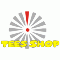 tees shop logo vector logo