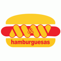 M&W HAMBURGUESAS logo vector logo
