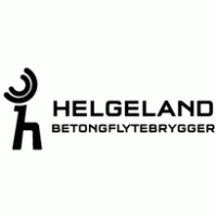Helgeland Betongflytebrygger horisontal logo vector logo