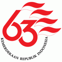 63th Independence Day of Republic of Indonesia logo vector logo