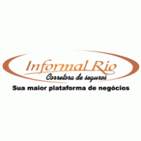 informal rio corretora seguros logo vector logo