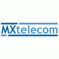 MX telecom logo vector logo