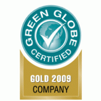 Green Globe GOLD 2009 COMPANY logo vector logo