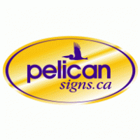 Pelican Signs logo vector logo