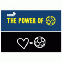 PUMA the power of football logo vector logo