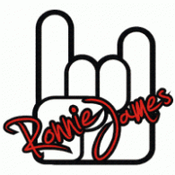 RONNIE JAMES logo vector logo