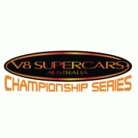 V8 supercars logo vector logo