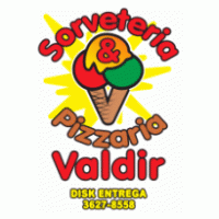Sorveteria e Pizaria do Valdir logo vector logo