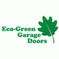 Eco-Green Garage Doors logo vector logo