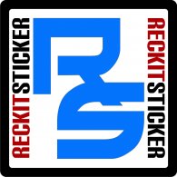 Reckit Sticker logo vector logo