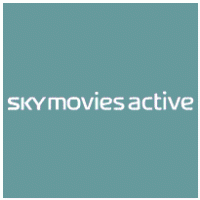 SKY movies active logo vector logo