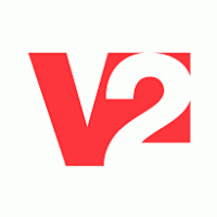 V2 Music logo vector logo