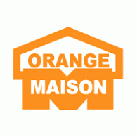 Orange Maison logo vector logo