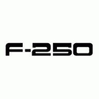 F-250 logo vector logo