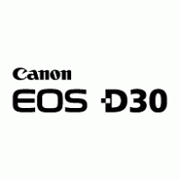 Canon EOS D30 logo vector logo
