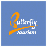 Butterfly tourism logo vector logo
