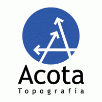 Acota Topografia logo vector logo