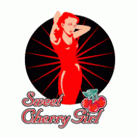 Sweet Cherry Girl logo vector logo