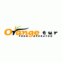 Orange tur logo vector logo