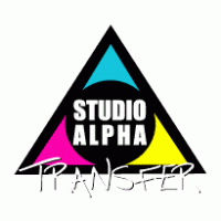 Studio Alpha Transfer logo vector logo