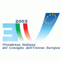 Italian Presidency of the EU 2003 logo vector logo