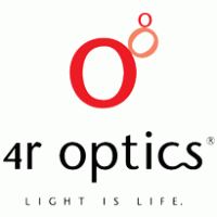 4r optics logo vector logo