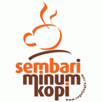 Sembari Minum Kopi logo vector logo