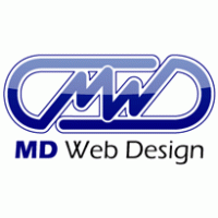 MD Web Design logo vector logo