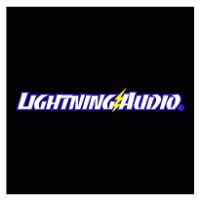 Lightning Audio logo vector logo