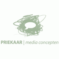PRIEKAAR media concepten logo vector logo