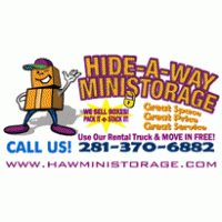 Hide-A-Way Ministorage logo vector logo