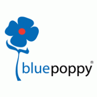 Bluepoppy logo vector logo