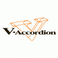 V-Accordian logo vector logo