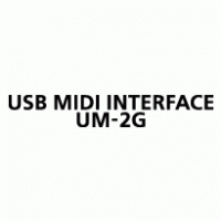 USB MIDI Interface UM-2G logo vector logo