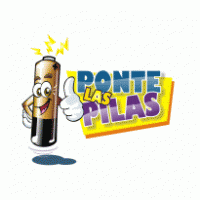 ponte las pilas logo vector logo