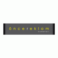 önce reklam logo vector logo