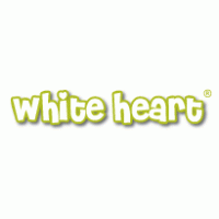 White Heart logo vector logo