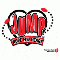 Jump Rope for Heart logo vector logo