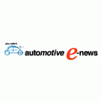 Automotive e-news logo vector logo
