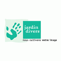 Jardin Divers logo vector logo