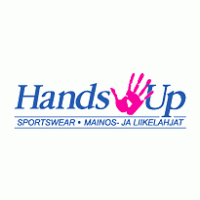 Hands Up logo vector logo