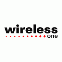Wireless One logo vector logo