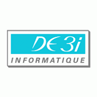 DE 3i informatique logo vector logo