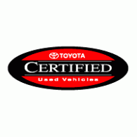 Toyota Certified Used Vehicles logo vector logo